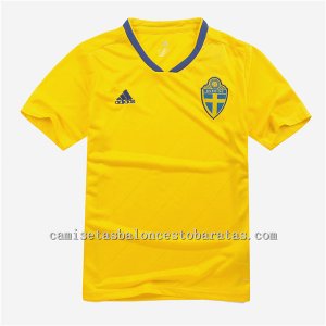 camiseta Suecia primera equipacion 2018